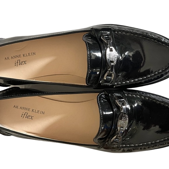 AK Anne Klein iflex NWOT Black Patent leather shoes size 10M - Picture 9 of 10